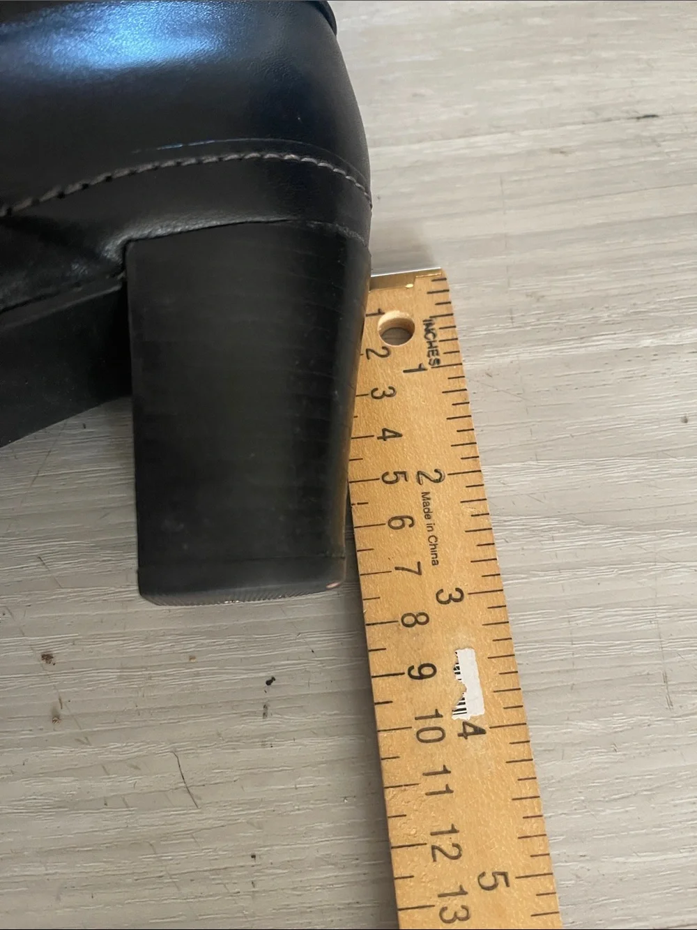 Clarks Black Leather Mid-Calf Ankle Boots with Side Zipper